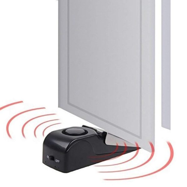 Electronic Burglar Alarm Intelligent Home Security Wedge Door Stop Alarm System Device Hotel Intruder Alert Detection - Image 4