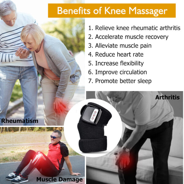 Electric Infrared Heating Knee Massager Wrap Elbow Joint Support Vibration Therapy Physiotherapy Machine Pain Relief Massageador - Image 10